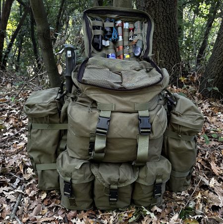 KitPimp Pathfinder Mk2 150 Litre Bergen - Olive Green Rucksack Hiking Camping (Pre-Order)