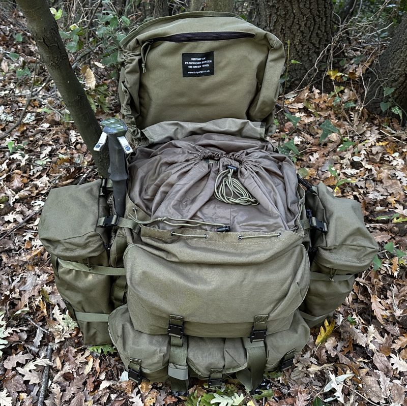 KitPimp Pathfinder Mk2 150 Litre Bergen - Olive Green Rucksack Hiking Camping (Pre-Order) - Image 6