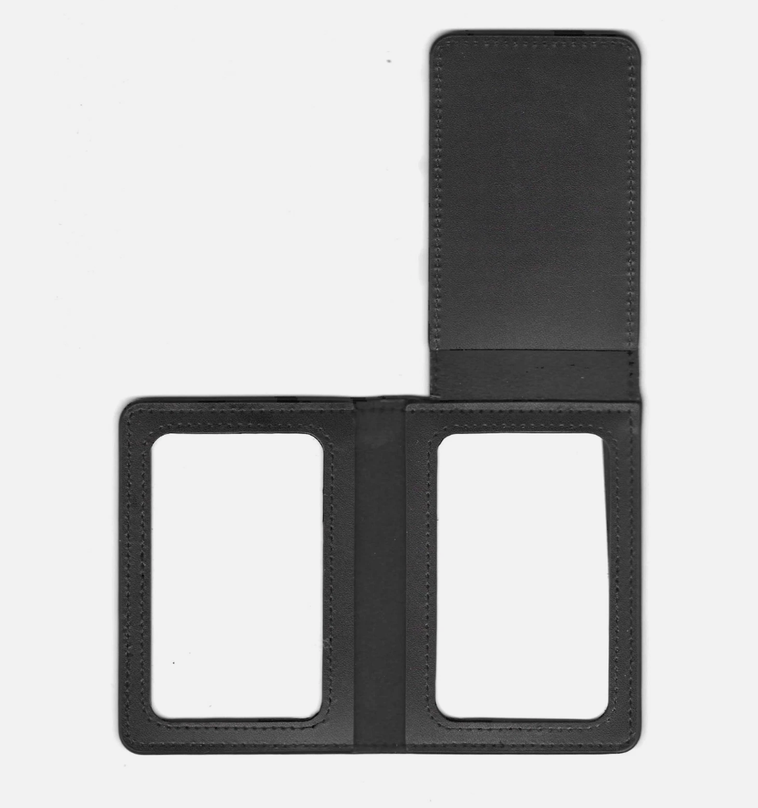 UK Armed Forces MOD90 ID Card Holder - Black Leather Wallet - Image 5