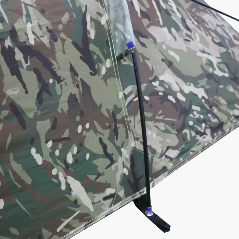 Highlander Blackthorn 2 Tent HMTC Camo Two-Person with Side Storage Area Camping - Image 6