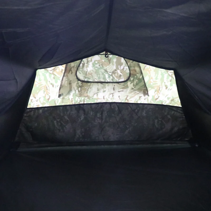 Highlander Blackthorn 2 Tent HMTC Camo Two-Person with Side Storage Area Camping - Image 8