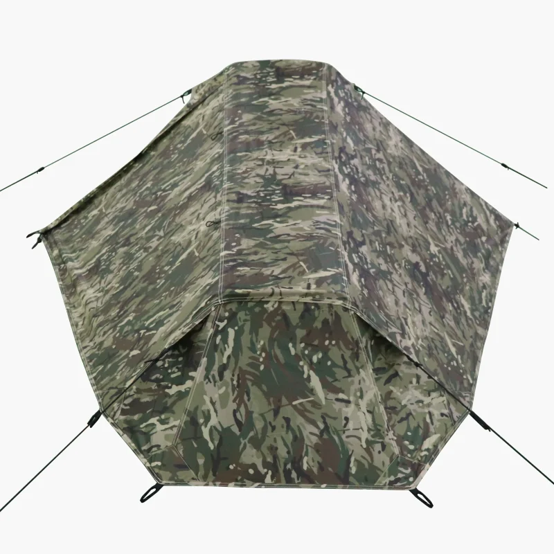 Highlander Blackthorn 1 MTP Tent HMTC Camo One-Person - with Side Storage Area - Image 4