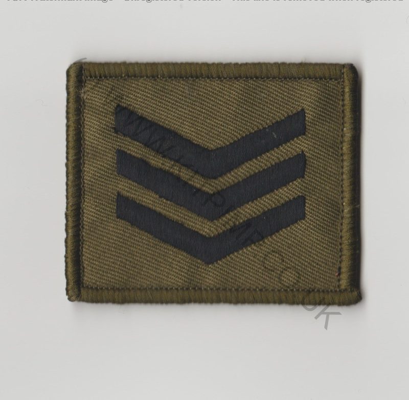 British Army Sergeant Rank Badge Combat Patch Hook & Loop Sticky
