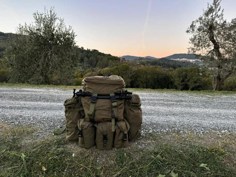 KitPimp Pathfinder Mk2 150 Litre Bergen - Olive Green Rucksack Hiking Camping (Pre-Order) - Image 3