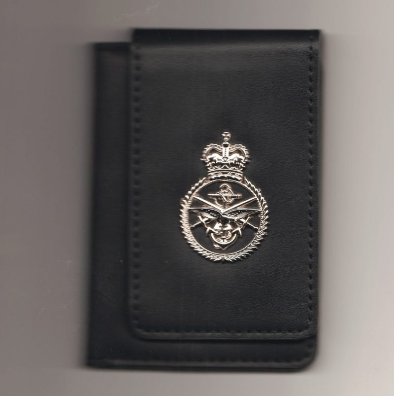 UK Armed Forces MOD90 ID Card Holder - Black Leather Wallet - Image 5