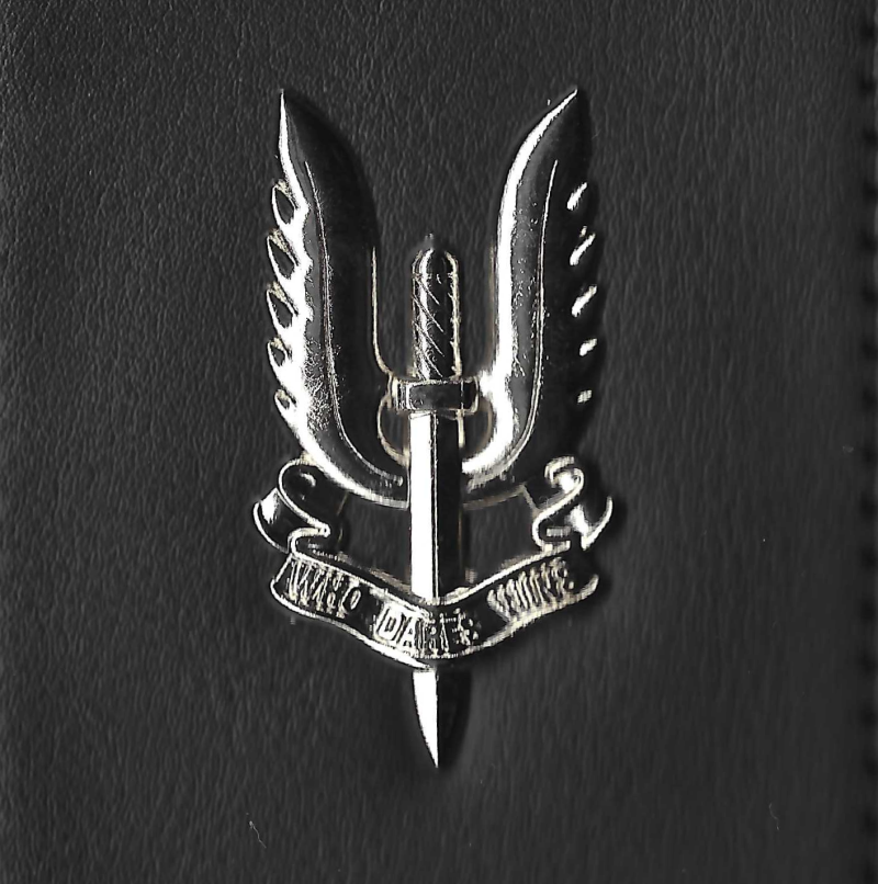 UK Armed Forces MOD90 ID Card Holder - Black Leather Wallet - SAS aka Special Air Service - Image 3