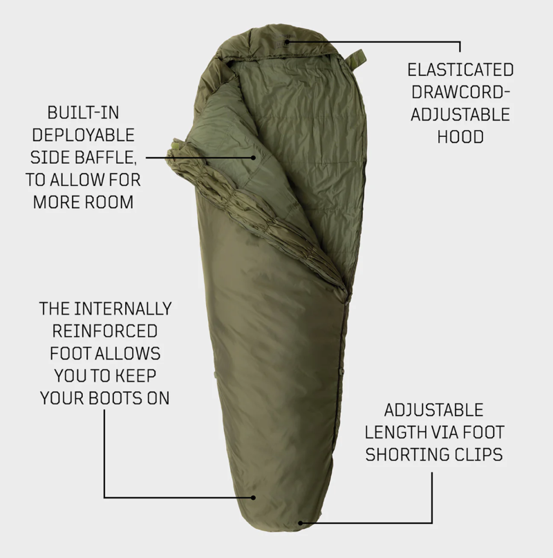 Snugpak Softie Elite 1 Sleeping Bag - Olive Green - Image 2