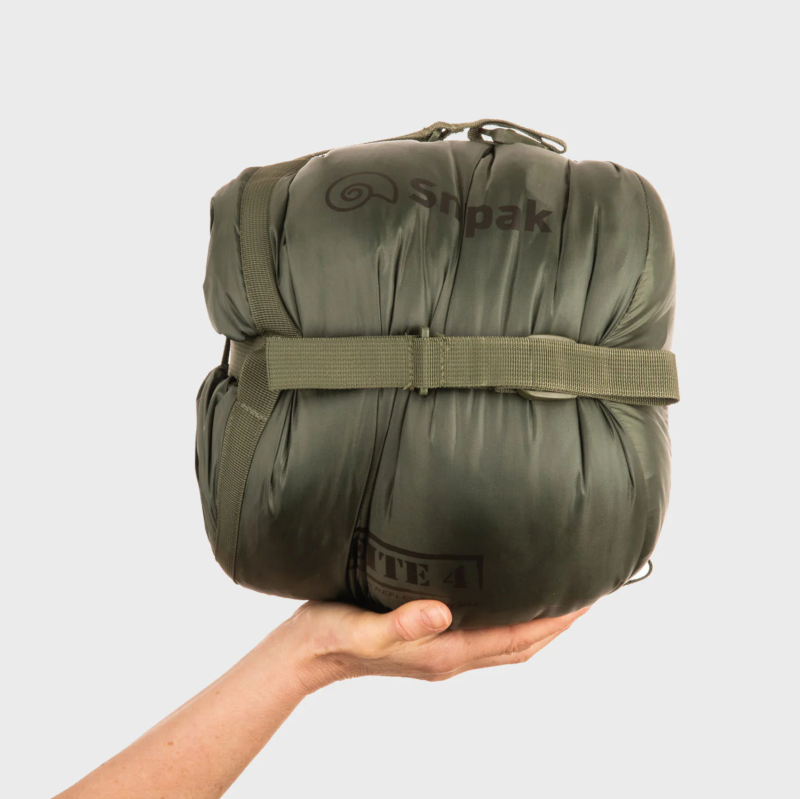 Snugpak Softie Elite 4 Sleeping Bag - Olive Green - Image 4
