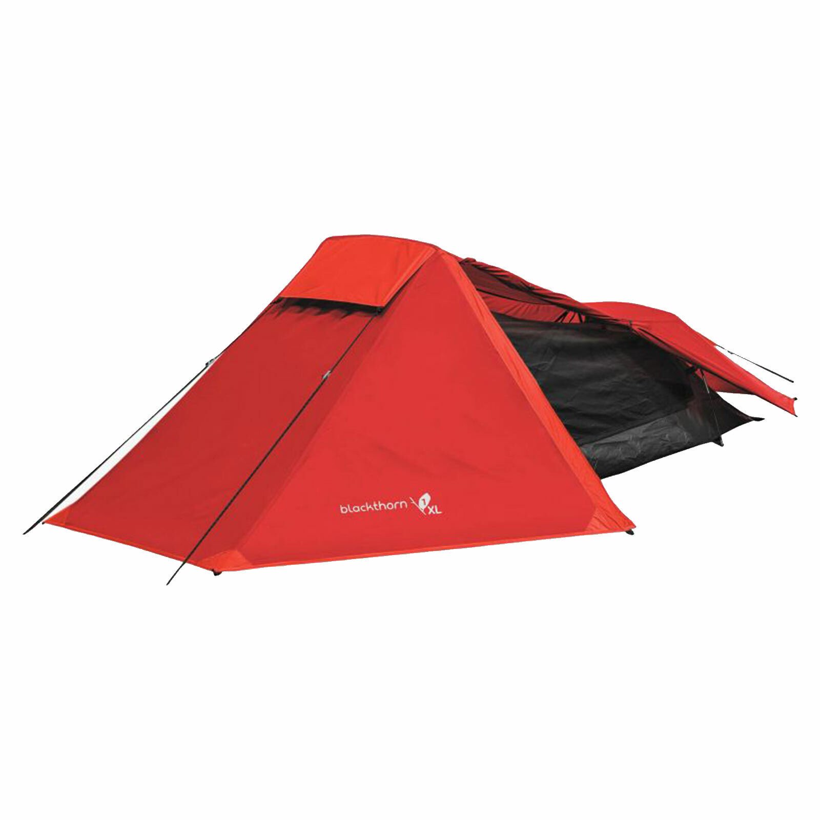 Highlander Blackthorn 1 XL Tent Red One-Person Man - with Side Storage Area - Image 2
