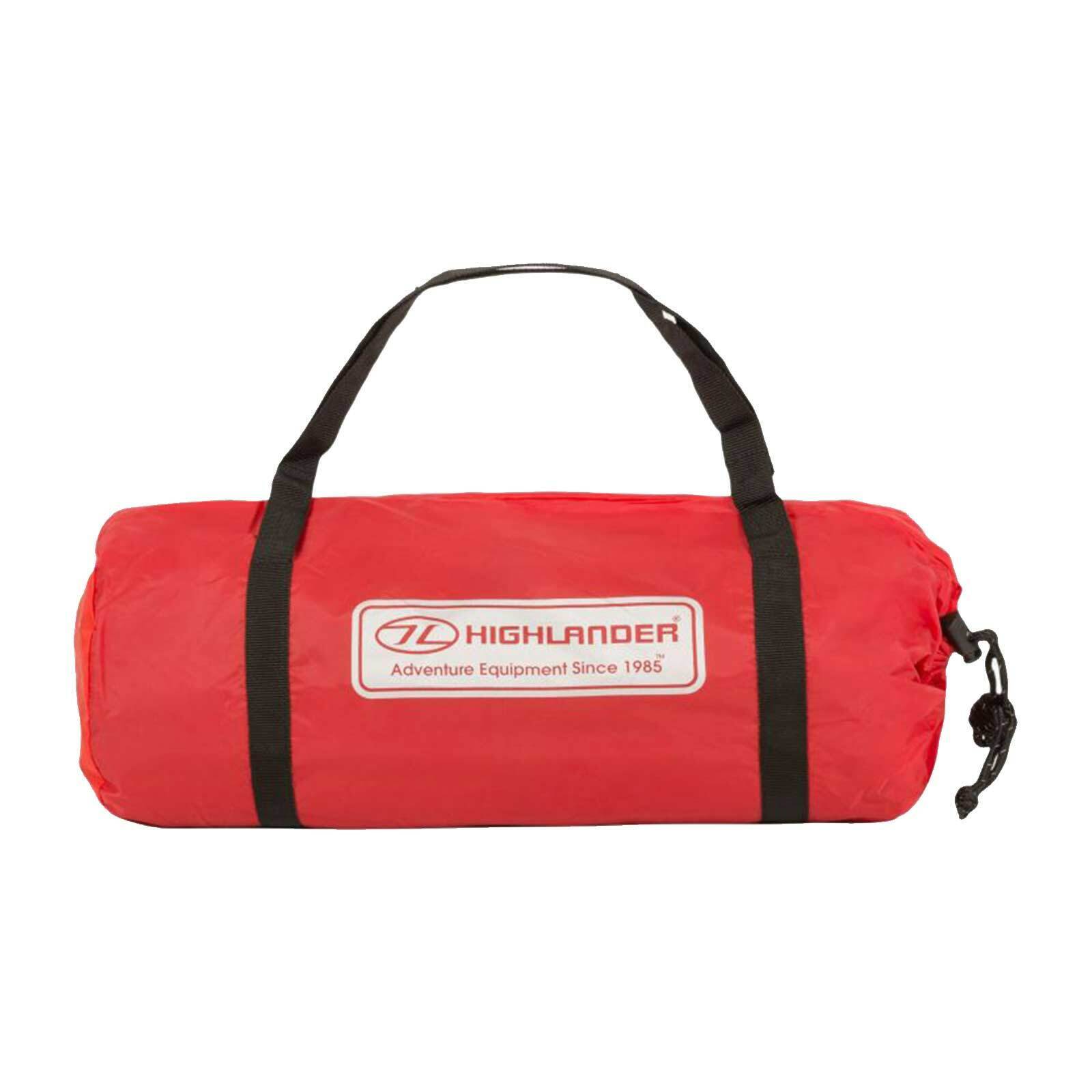 Highlander Blackthorn 1 XL Tent Red One-Person Man - with Side Storage Area - Image 7