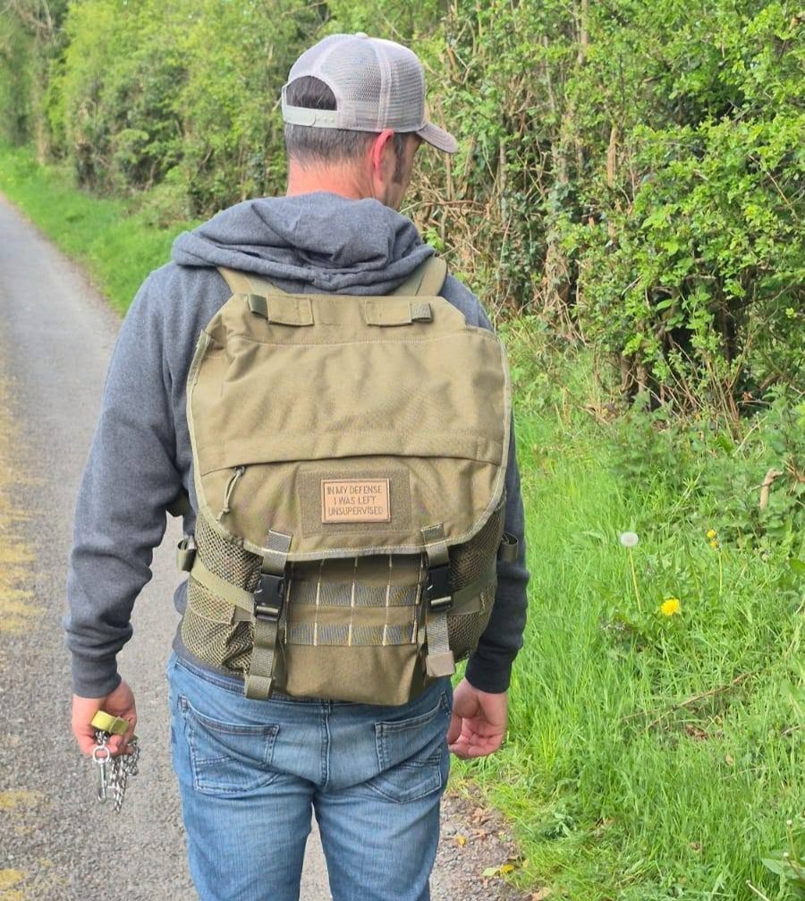 KitPimp Scout Pack Pre-Modded Tailored 35 Litre Patrol Pack - Olive Green - Image 5